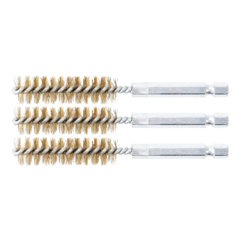 BGS Brosse en laiton à douille hexagonale