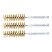 BGS Brosse en laiton à douille hexagonale