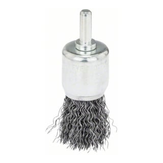 Brosse fine pour perceuses – fils ondulés, Ø 25 mm