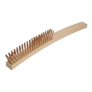 Brosse métallique 4 rangées L. 350 mm sans étincelles
