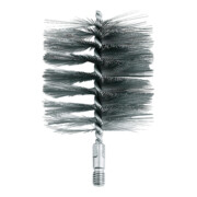 Brosse p. chaudière L. 170 mm D. 50 mm câble en acier lisse L. garniture 100 mm