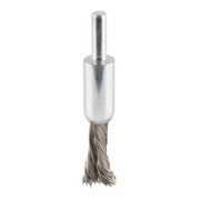 Brosse pinceau 10 mm à fils d'inox torsadés 0,35 mm 10 mm, 0,35 mm-1