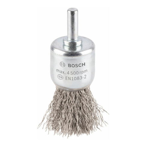 Brosse en acier inoxydable Bosch avec fil serti
