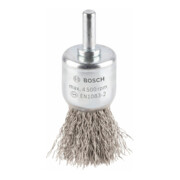 Brosse en acier inoxydable Bosch avec fil serti