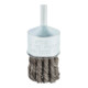 Brosse pinceau STIER Ø 29 mm, diamètre de queue 6,35 mm, 0,5 mm, torsadée, acier