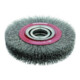 Brosse ronde en acier Osborn, à plusieurs rangs, avec garniture sertie-1