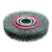 Brosse ronde en acier Osborn, à plusieurs rangs, avec garniture sertie