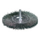 Brosse plate D. 75 mm 6 mm épaisseur du fil 0,3 mm câble en inox vitesse de rota-1