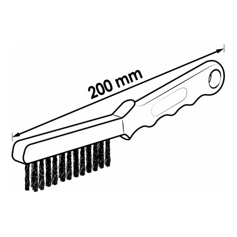 Brosse pour étrier de frein en acier V2250 VIGOR