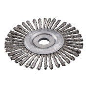 Brosse ronde 125x0,5x6 /22,23 mm, acier, torsadé metabo