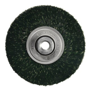 Brosse ronde D.125mm fil M14 épaisseur 0,38mm fil acier 5mm 12000min-¹ OSBORN