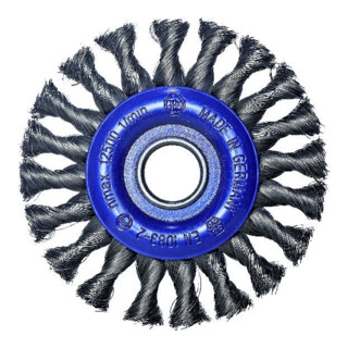 Brosse roulante Osborn D178x13, alésage 22,2 mm, fil d'acier noué 0,50 mm T42