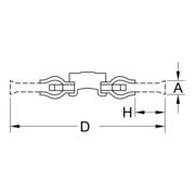 Brosses acier inoxydable ovales meuleuses, Ø 100mm-4