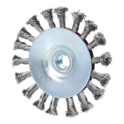 Brosses acier inoxydable ovales meuleuses, Ø 115mm