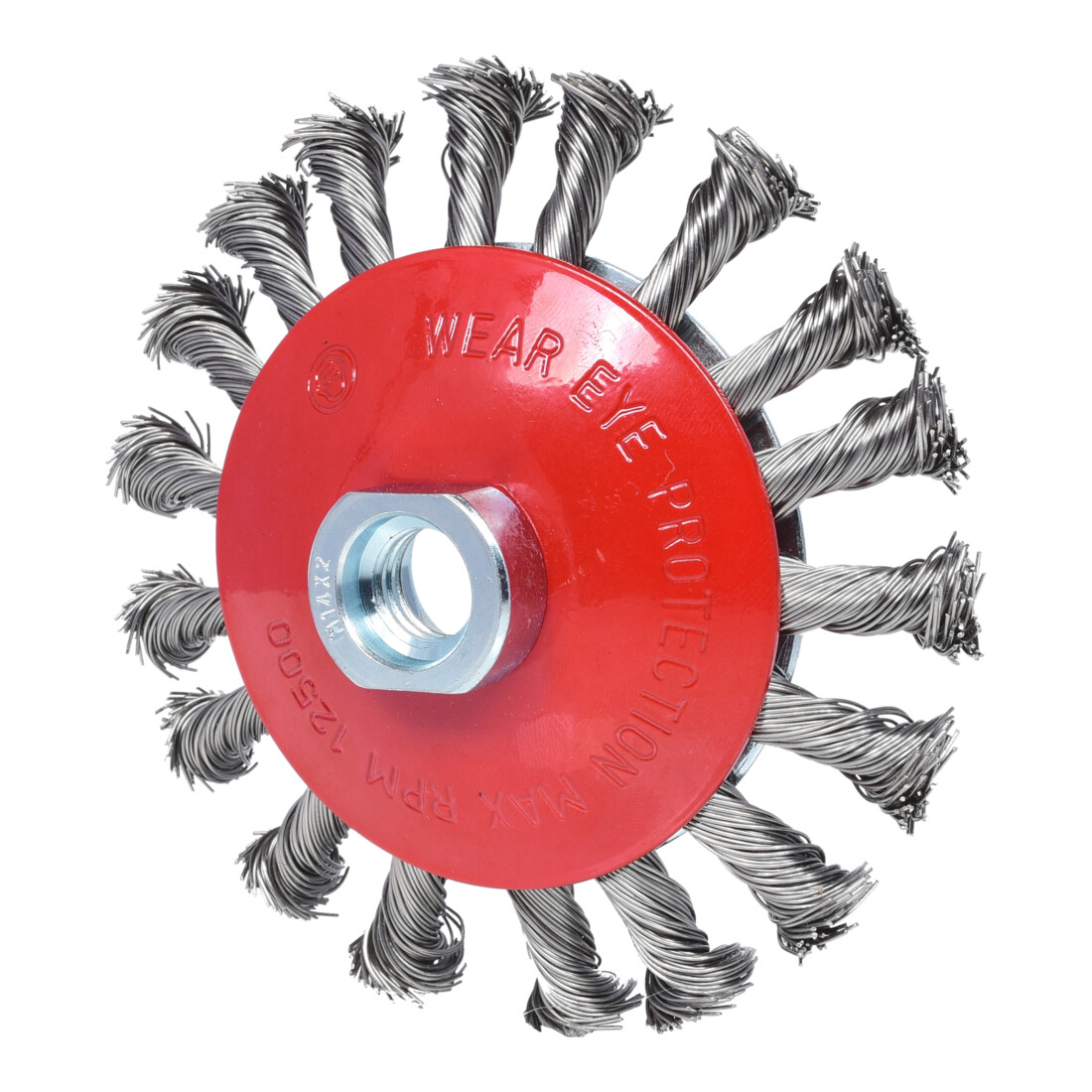 Brosses acier inoxydable ovales meuleuses, Ø 115mm