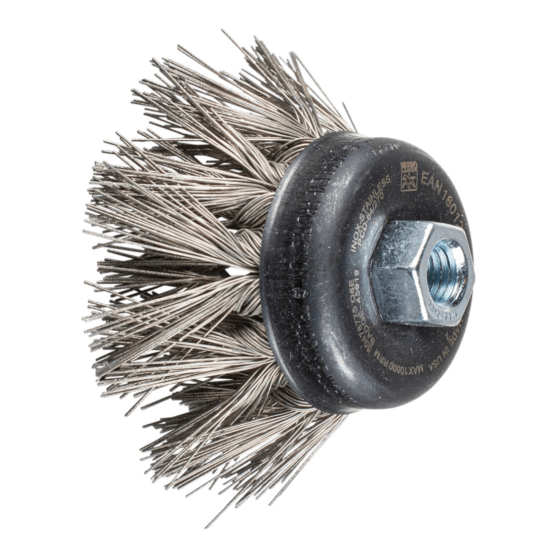 Brosses boisseau à filetage, torsadées PFERD - TBG 65/M14 INOX 0,50 DIA 270