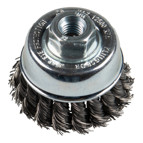 Brosses boisseau torsadées sans anneau Klingspor, nombre de rangées 1, acier