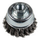 Brosses boisseau torsadées sans anneau Klingspor, nombre de rangées 1, acier-1
