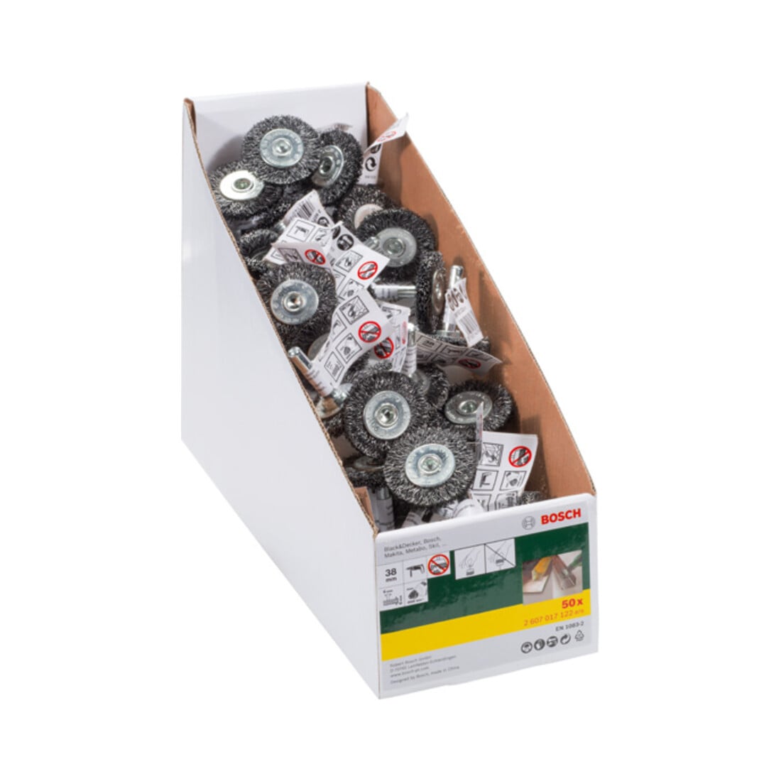 Brosses circulaires Bosch pour perceuses, fils ondulés, diamètre 100 mm