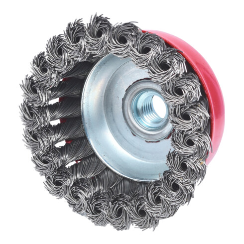 Brosses coniques meuleuses 0,5mm, Ø 90mm