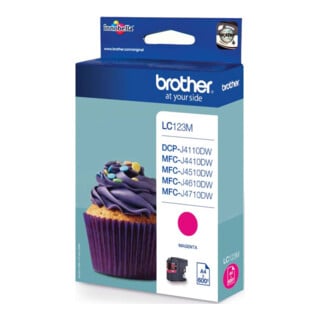BROTHER Cartouche d'encre LC-123M magenta