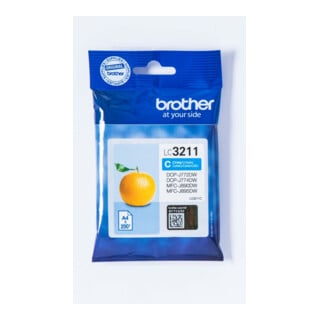 BROTHER Cartouche d’encre LC-3211C cyan