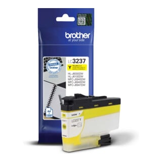 BROTHER Cartouche d'encre LC-3237Y jaune
