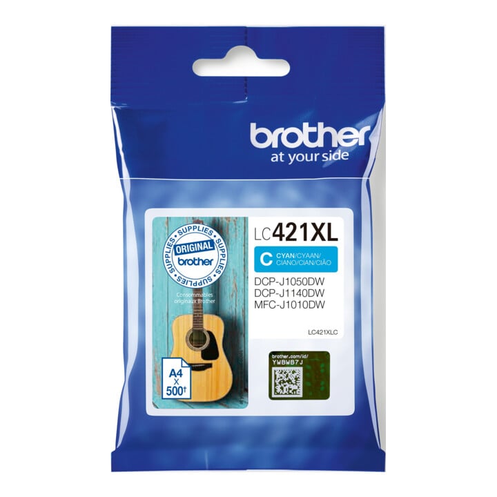 BROTHER Cartouche d'encre LC-421XLC cyan