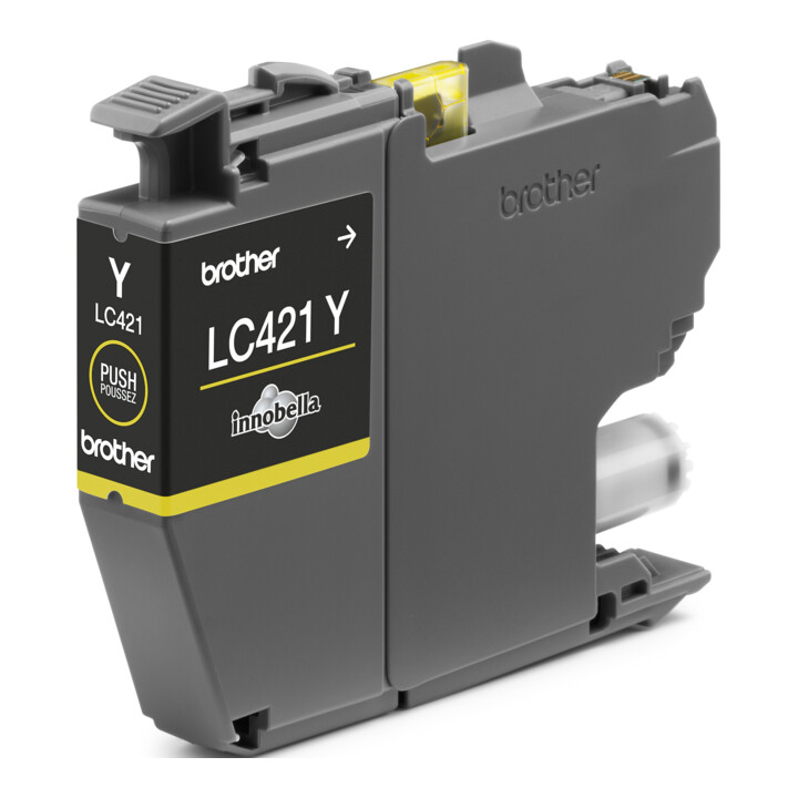BROTHER Cartouche d'encre LC-421Y jaune