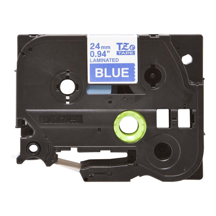 BROTHER Cassette de ruban TZe-555 bleu/blanc