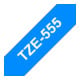 BROTHER Cassette de ruban TZe-555 bleu/blanc