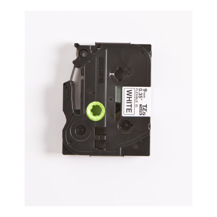 BROTHER Cassette de ruban TZe-FX221 blanc/noir