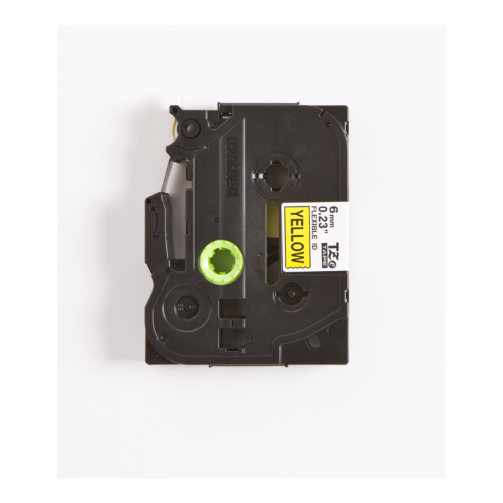 BROTHER Cassette de ruban TZe-FX611 jaune noir