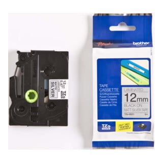 BROTHER Cassette de ruban TZe-M931 argent métallique noir