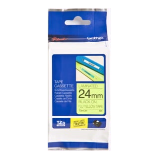 BROTHER Schriftbandkassette TZe-C51 24mm signal gl/sw