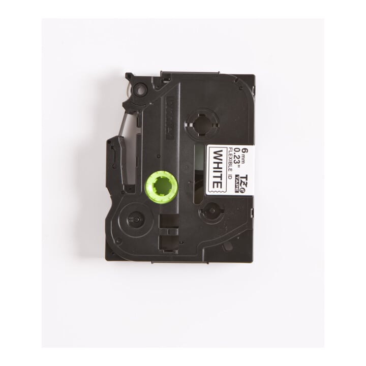 BROTHER Schriftbandkassette TZe-FX211 weiß schwarz