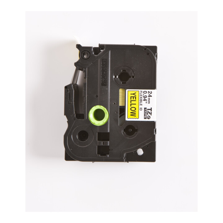 BROTHER Schriftbandkassette TZe-FX651 gelb schwarz
