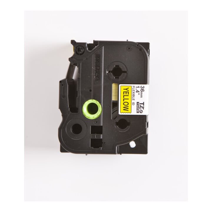 BROTHER Schriftbandkassette TZe-FX661 gelb schwarz