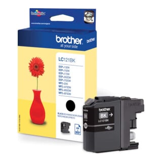 BROTHER Tintenpatrone LC-121BK schwarz
