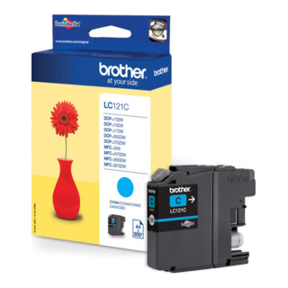 BROTHER Tintenpatrone LC-121C cyan
