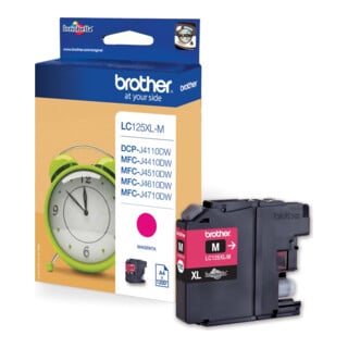 BROTHER Tintenpatrone LC-125XLM XL magenta groß