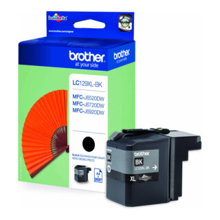 BROTHER Tintenpatrone LC-129XLBK schwarz