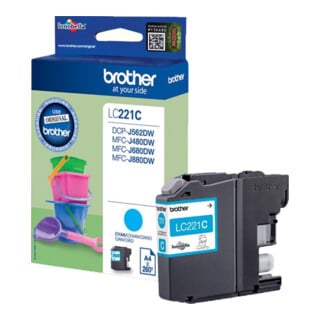 BROTHER Tintenpatrone LC-221C cyan