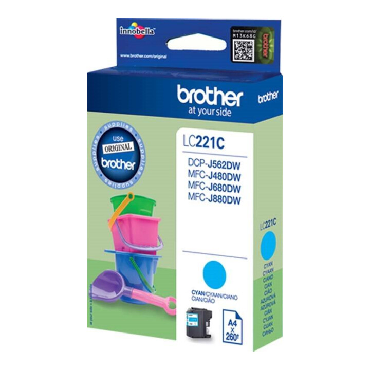 BROTHER Tintenpatrone LC-221C cyan