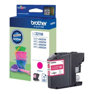 BROTHER Tintenpatrone LC-221M magenta