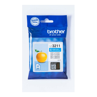 BROTHER Tintenpatrone LC-3211C cyan