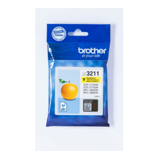 BROTHER Tintenpatrone LC-3211Y gelb