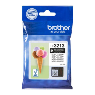 BROTHER Tintenpatrone LC-3213BK sw