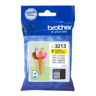 BROTHER Tintenpatrone LC-3213Y gelb