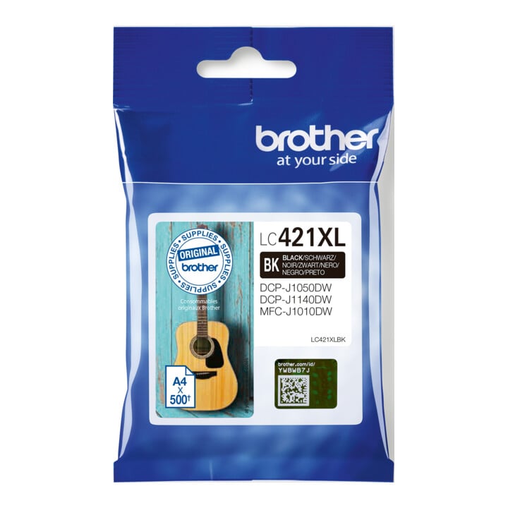 BROTHER Tintenpatrone LC-421XLBK sw